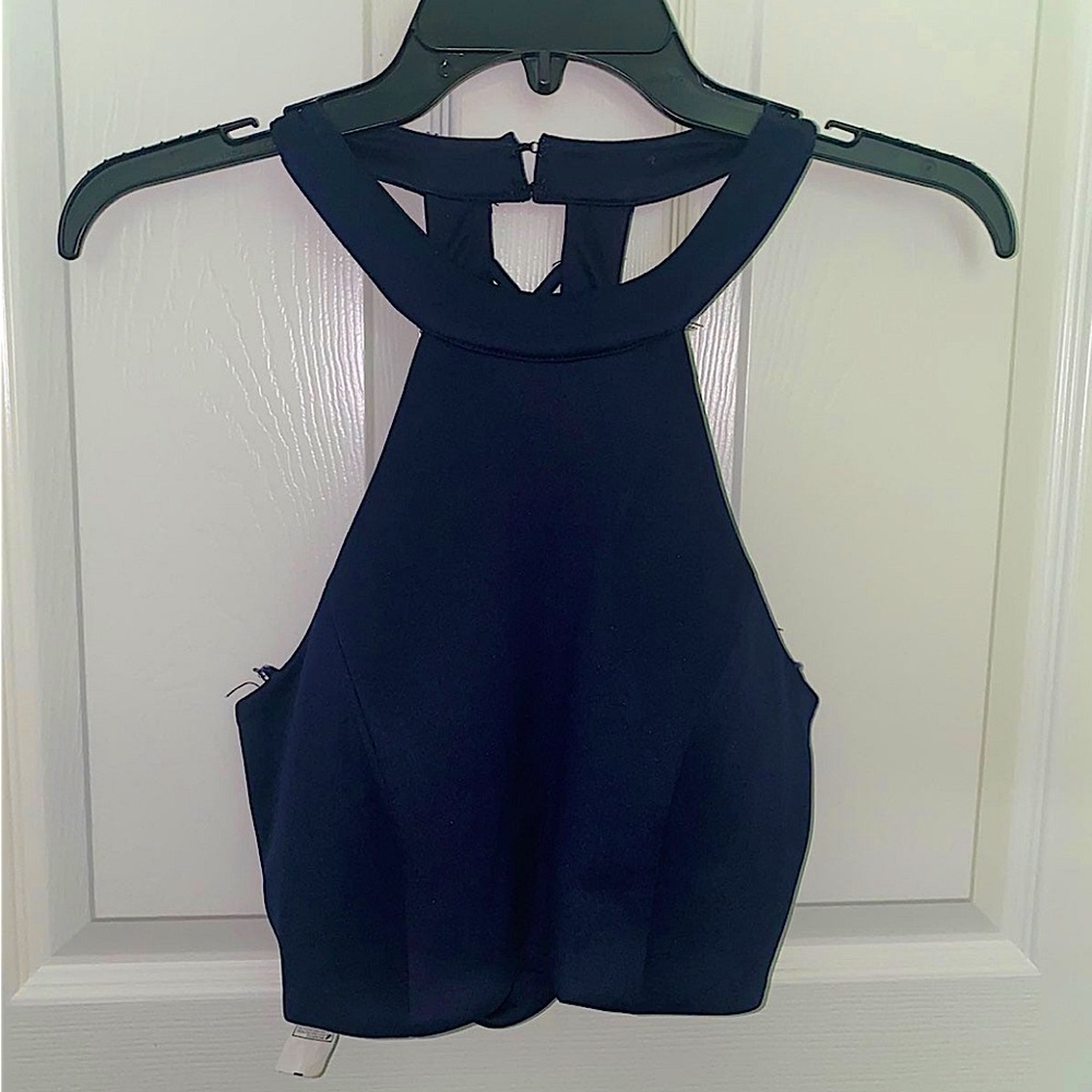 two piece prom dress